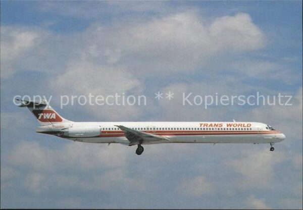 Flugzeuge Zivil Trans World Mc Donnell Douglas MD83 N-9