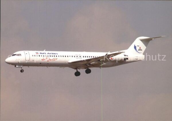 Flugzeuge Zivil Naft Airlines Fokker 100 EP-SUS c/n 114