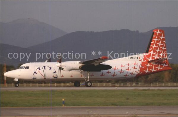 Flugzeuge Zivil Miniliner Fokker 50 I-MLDT c/n 20197