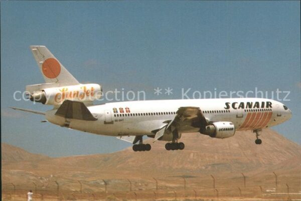 Flugzeuge Zivil Scanair DC10-10 SE-DHT C/N 47833