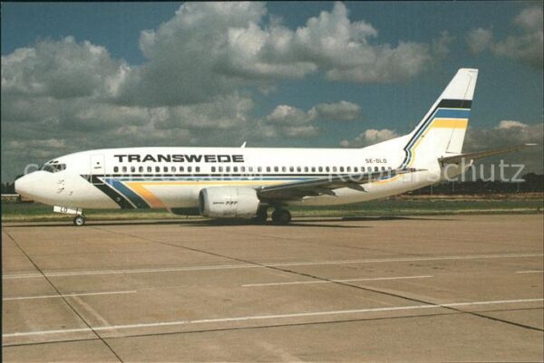Flugzeuge Zivil Transwede Boeing 737-300 SE-DLO C/N 237