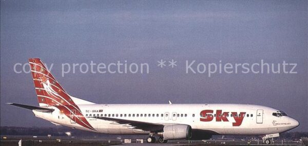 Flugzeuge Zivil Sky Hava Yollari Boeing 737-4Y0 TC-SKA
