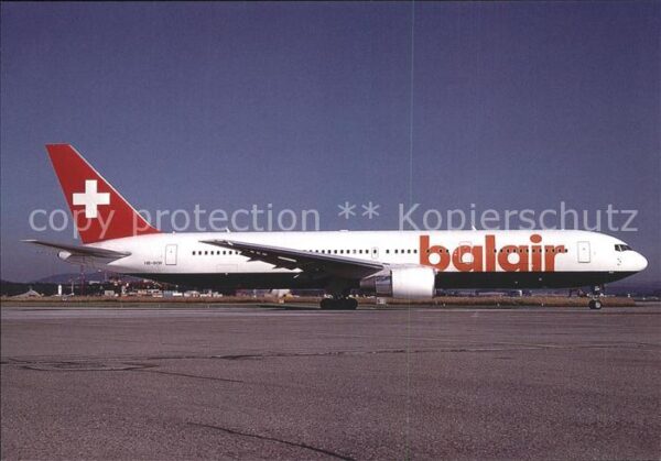 Flugzeuge Zivil Balair Boeing 767-3G5 ER HB-IHW c/n 305