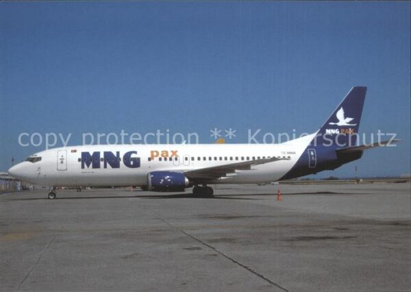 Flugzeuge Zivil MNG PAX B-737-448 TC-MNH c/n 24773