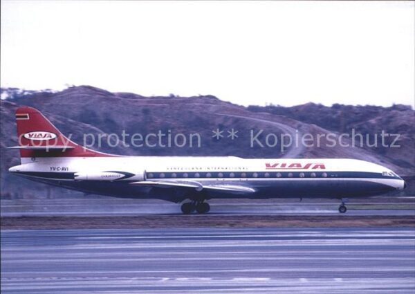 Flugzeuge Zivil Viasa Caravelle I YV-C-AVI cn20