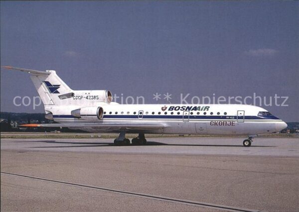 Flugzeuge Zivil Bosna Air Yakolev 42 CCCP-42385