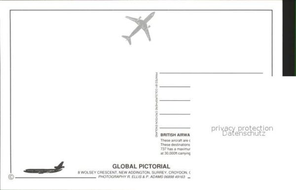 Flugzeuge Zivil British Airways Boeing 737-200 – Bild 2