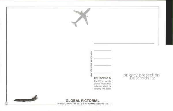 Flugzeuge Zivil Britannia Airways Boeing 737-300 – Bild 2