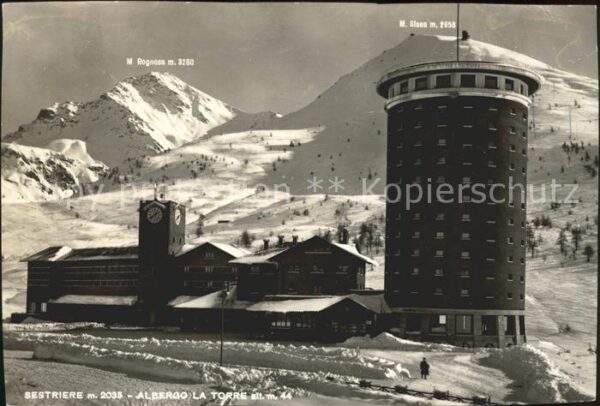 Sestriere Albergo La Torre Berghotel Wintersportp
