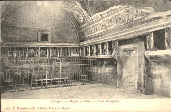 Pompei Bagni pubblici Sala d_aspetto