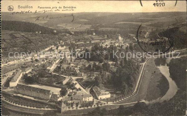 Bouillon Wallonne Panorama pris du Belvedere