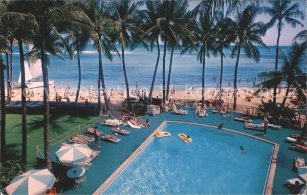 Honolulu Waikiki Beach Outrigger Hotels Swimming