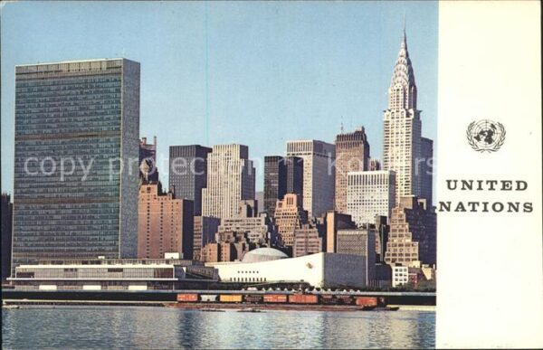 New York City United Nations Headquartiers East River