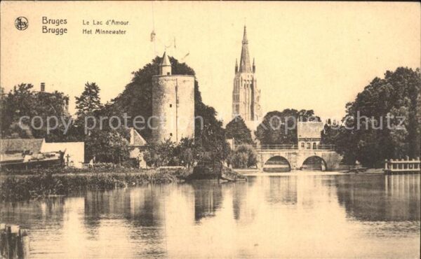 Bruges BRUGGE Belgie Lac d_Amour Tour