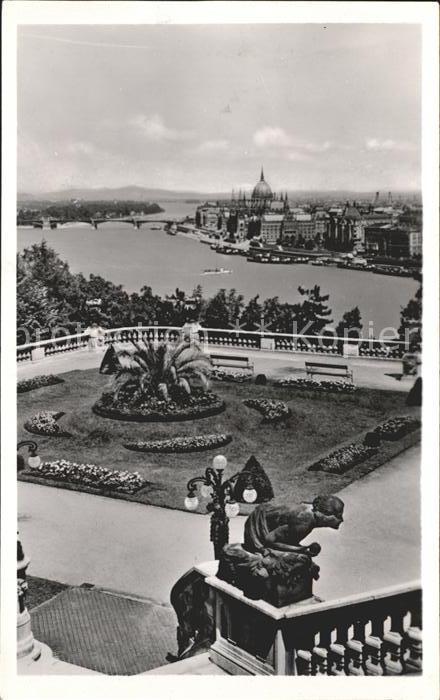 Budapest Aussicht von der königlichen Burg