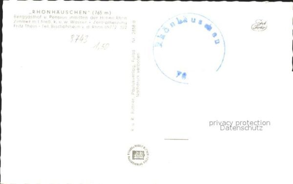 Bischofsheim Rhoen Rhönhäuschen Berggasthof Hohe Rhön – Bild 2