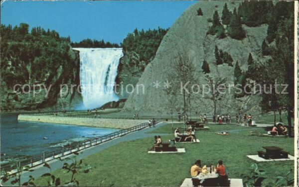 Quebec Chute Montmorency Pique nique