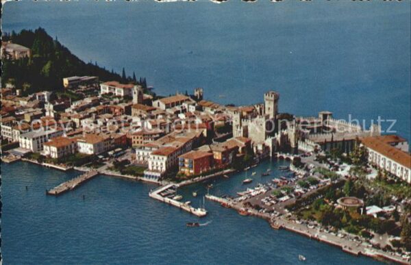 Sirmione Lago di Garda Fliegeraufnahme