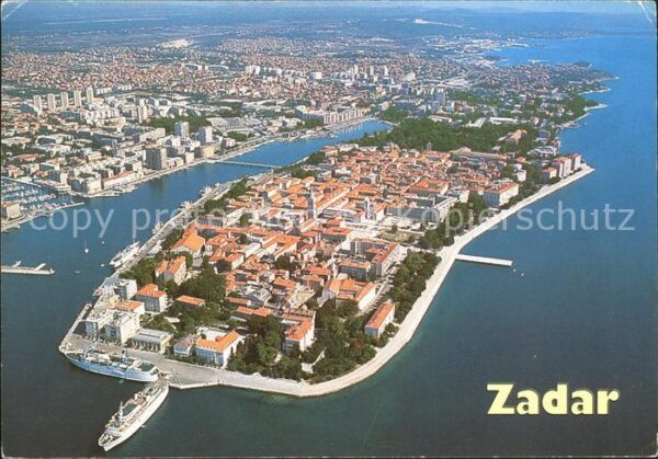 Zadar Zadra Zara Fliegeraufnahme