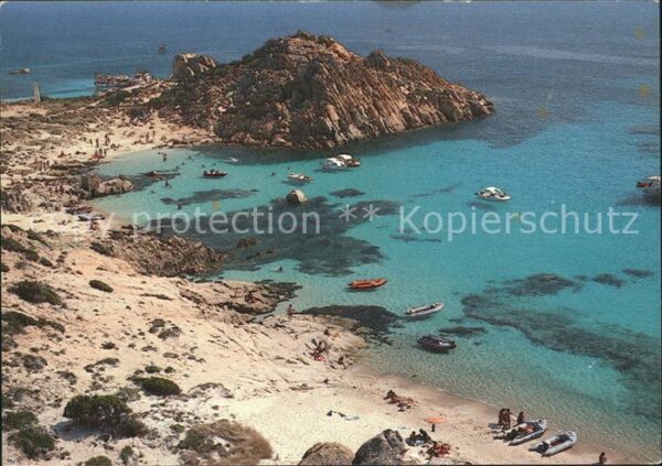 La Maddalena Isola di Spargi Cala Corsara Strand
