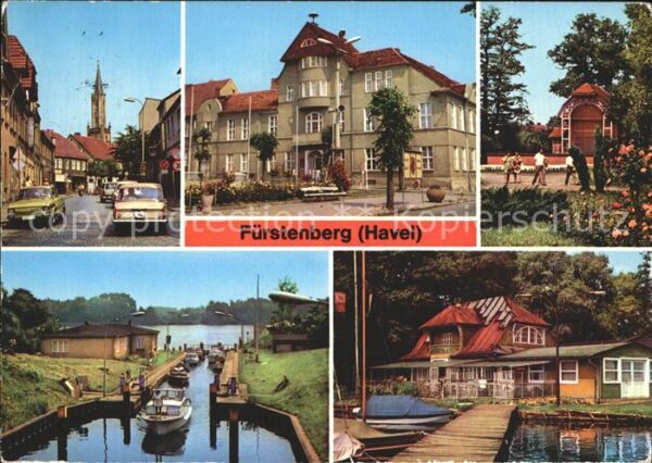 Fuerstenberg Havel Ernst Thälmann Strasse Rathaus Park des