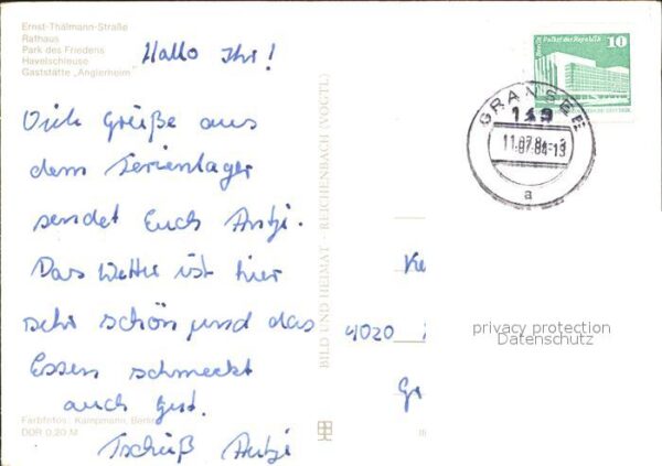 Fuerstenberg Havel Ernst Thälmann Strasse Rathaus Park des – Bild 2