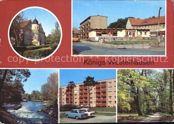 Koenigs-Wusterhausen Altes Jagdschloss Kaufhalle Potsdamer S