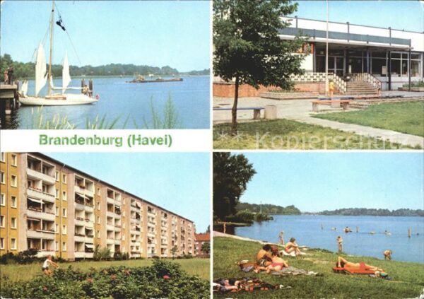 Kirchmoeser Havel Plauer See Segelboot Kaufhalle Finkenwe