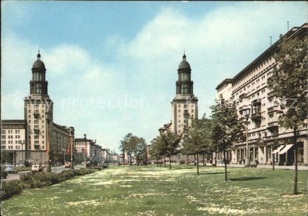Berlin Frankfurter Tor Hauptstadt der DDR