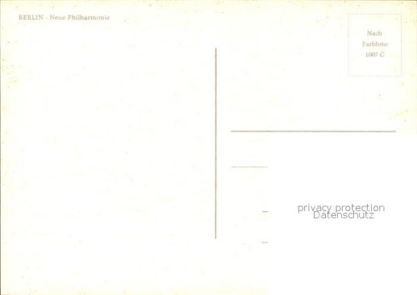 Berlin Neue Philharmonie – Bild 2
