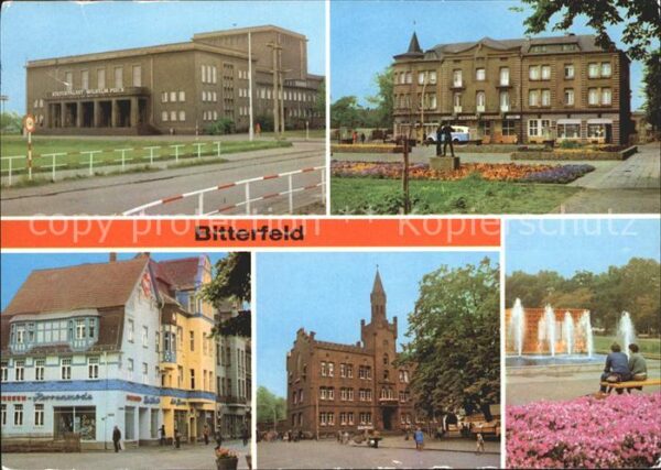 Bitterfeld Kulturpalast Wilhelm Pieck HO Hotel Cen