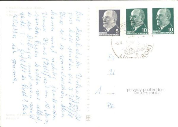 Arendsee Ostsee FDGB Erholungsheim Waldeck Rathaus Sege – Bild 2