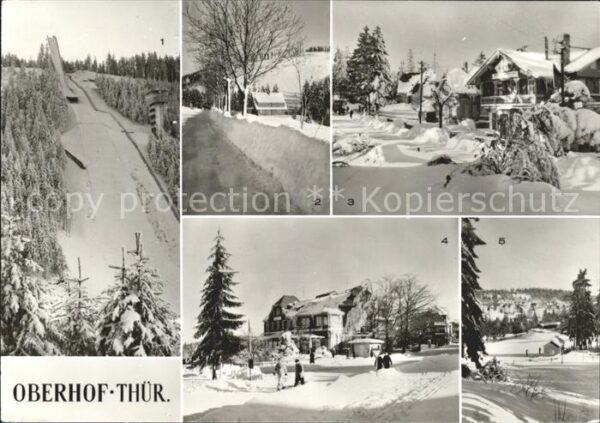 Oberhof Thueringen Schanze am Rennsteig Kanzlersgrund Juge