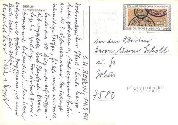 Berlin Kurfürstendamm Gedächtniskirche Briefma – Bild 2
