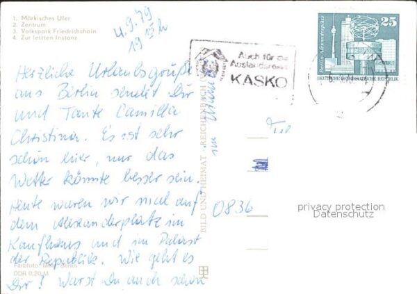 Berlin Märkisches Ufer Zentrum Volkspark Fried – Bild 2