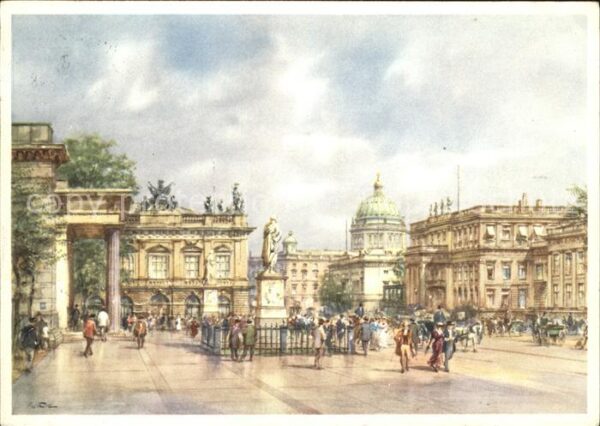 Berlin Das alte Berlin Partie am Zeughaus Aqua