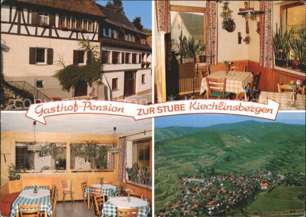 Kiechlinsbergen Gasthof Pension Zur Stube Fliegeraufnah