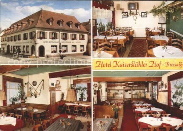 Breisach Rhein Hotel Restaurant Metzgerei Kaiserstühle
