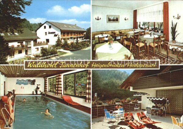 Heigenbruecken Waldhotel Tannenhof Hallenbad Terrasse