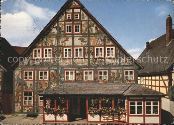 Schwalenberg Gasthof Künstlerklause Fassadenmalerei