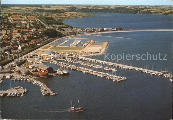 Struer Hafen Fliegeraufnahme