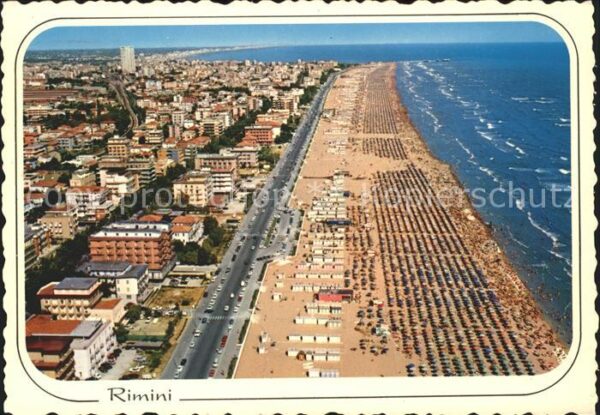 Rimini Fliegeraufnahme Strand
