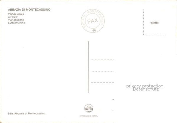 Montecassino Abbazia veduta aerea – Bild 2