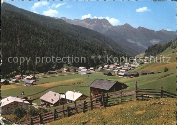 Gerlos Panorama Luftkurort Zillertal gegen Bra