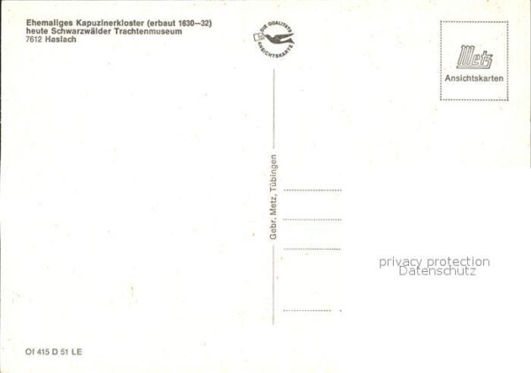 Haslach Kinzigtal Ehemaliges Kapuzinerkloster 17. Jhdt. h – Bild 2