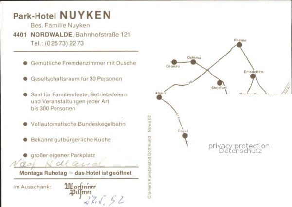 Nordwalde Park-Hotel Nuyken – Bild 2