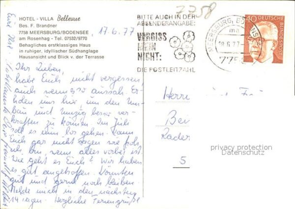 Meersburg Bodensee Hotel Villa Bellevue – Bild 2