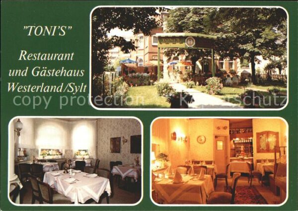 Westerland Sylt Toni's Restaurant Gästehaus
