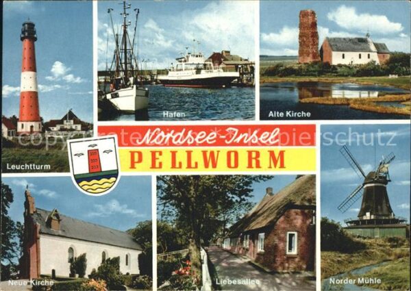 Pellworm Alte Kirche Leuchtturm Mühle Liebesalle
