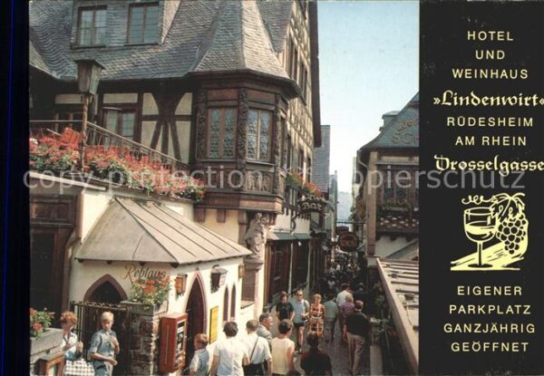 Ruedesheim Rhein Hotel Weinhaus Lindenwirt